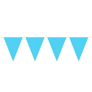 Light blue Mini Bunting, 3mtr.