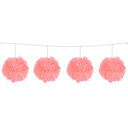 Pink Pompom Garland