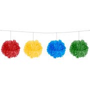 Colored Pompom Garland