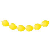 Gelbe Knotenballons, 8 Stück.
