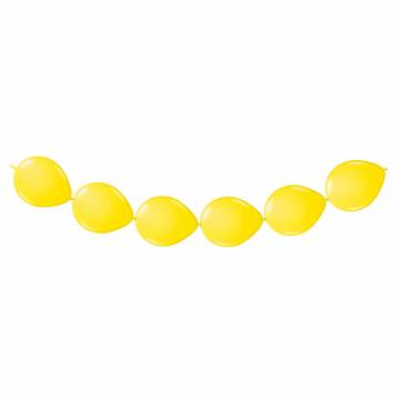 Yellow Knot Balloons, 8pcs.