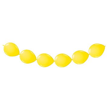 Yellow Knot Balloons, 8pcs.