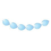 Light Blue Knot Balloons, 8pcs.