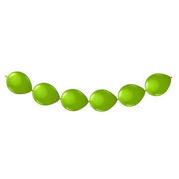 Lime Green Knot Balloons, 8pcs.