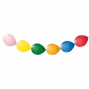 Farbige Knopfballons, 8 Stück.