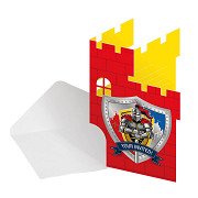 Invitations Knights, 8 pcs.