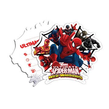 Spiderman-Einladungen, 6 Stk.