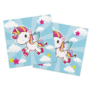 Unicorn Napkins, 20 pcs.