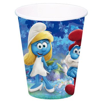Smurfs Cups, 8 pcs.