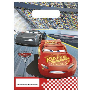 Cars 3 Handout-Taschen, 6 Stück.