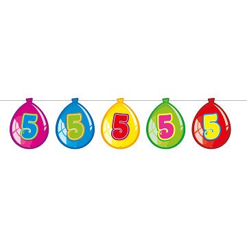 Bunting Balloons 5 years, 10mtr.