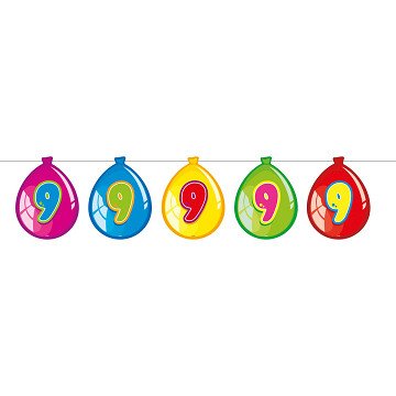 Bunting Balloons 9 years, 10mtr.