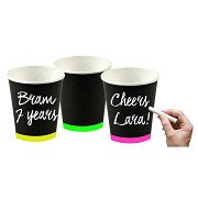 Writable Cups, 6 pcs.