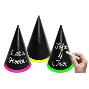 Writable Party Hats, 6 pcs.