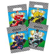 Formel-1-Spenderbeutel, 8 Stück.