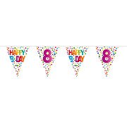 Confetti bunting 8 years, 10mtr.