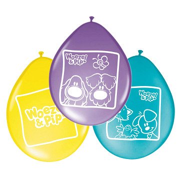 Woezel & Pip Balloons, 8pcs.