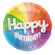 3D-Folienballon 'Happy Birthday', 56cm