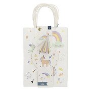 Einhorn- und Regenbogen-Partytüten, 6-tlg.
