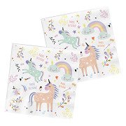 Napkins Unicorns & Rainbows, 20 pcs.