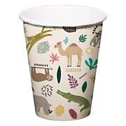 Paper Cups Wild Animals 6pcs.