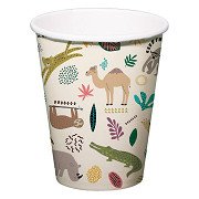 Paper Cups Wild Animals 6pcs.