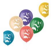 Latexballons Wildtiere, 6 Stück