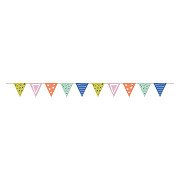 Papierwimpelkette Eco Party 6 Meter