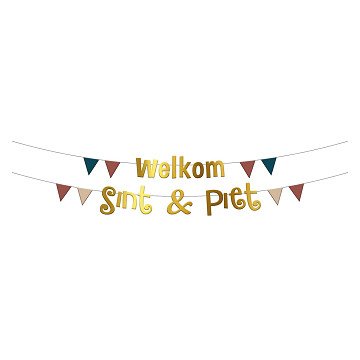 Letterslinger Welkom Sint & Piet