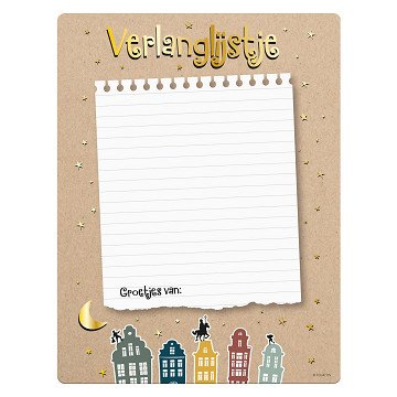 Sinterklaas Wunschliste, 4 Stk.