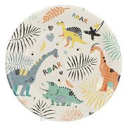 Dino Roars plates, 8 pcs.