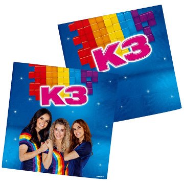 K3 Servietten, 20 Stk.