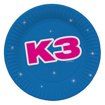 K3 Plates, 8 pcs.