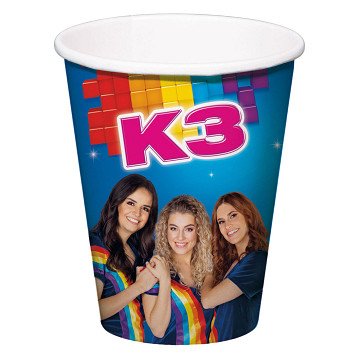 K3 Becher, 6 Stück.