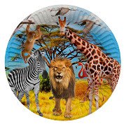 Safari Plates, 8 pcs.