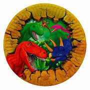 Dino-Teller, 8 Stk.