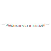 Buchstabengirlande Welcome Sint and Pieten, 150cm