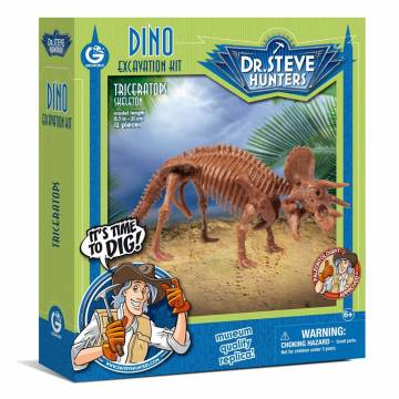Geoworld Dino Uitgraaf Kit - Triceratops Skelet