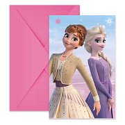 Einladungen und Umschläge FSC Frozen 2 Wind Spirit, 6 Stk.
