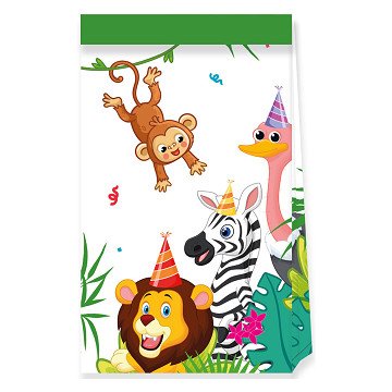 Paper Party Bags FSC Jungle Balloons, 4 pcs.