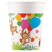 Pappbecher FSC Jungle Balloons, 8 Stk.