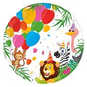Paper Plates FSC Jungle Balloons, 8 pcs.