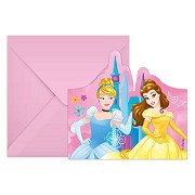 Invitations and Envelopes FSC Disney Prinse Live Your Story, 6 pcs.