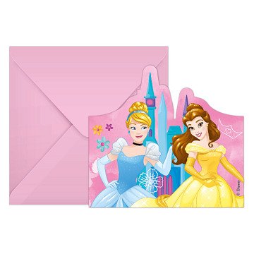 Einladungen und Umschläge FSC Disney Princess Live Your Story, 6 Stück.