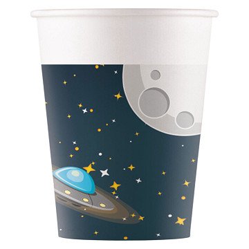 Paper Cups FSC Rocket Space, 8 pcs.