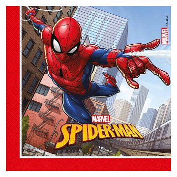 Papierservietten FSC Spider-Man, 20 Stück.