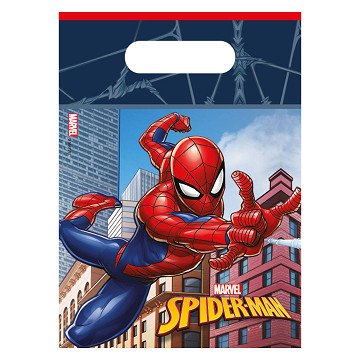Partytüten Spider-Man Crime Fighter, 6-tlg.