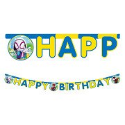 Paper Happy Birthday Garland FSC Spidey, 3mtr.