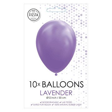 Lavendelballons 30cm, 10 Stk.