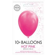 Ballons Hard Pink 30cm, 10 Stk.